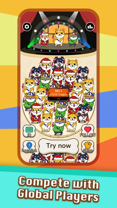 Capturas de tela do Doggo Go-match 3 tiles, puzzle