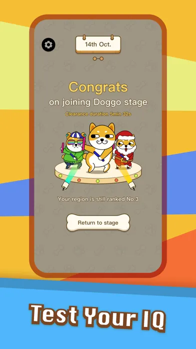 Capturas de tela do Doggo Go-match 3 tiles, puzzle