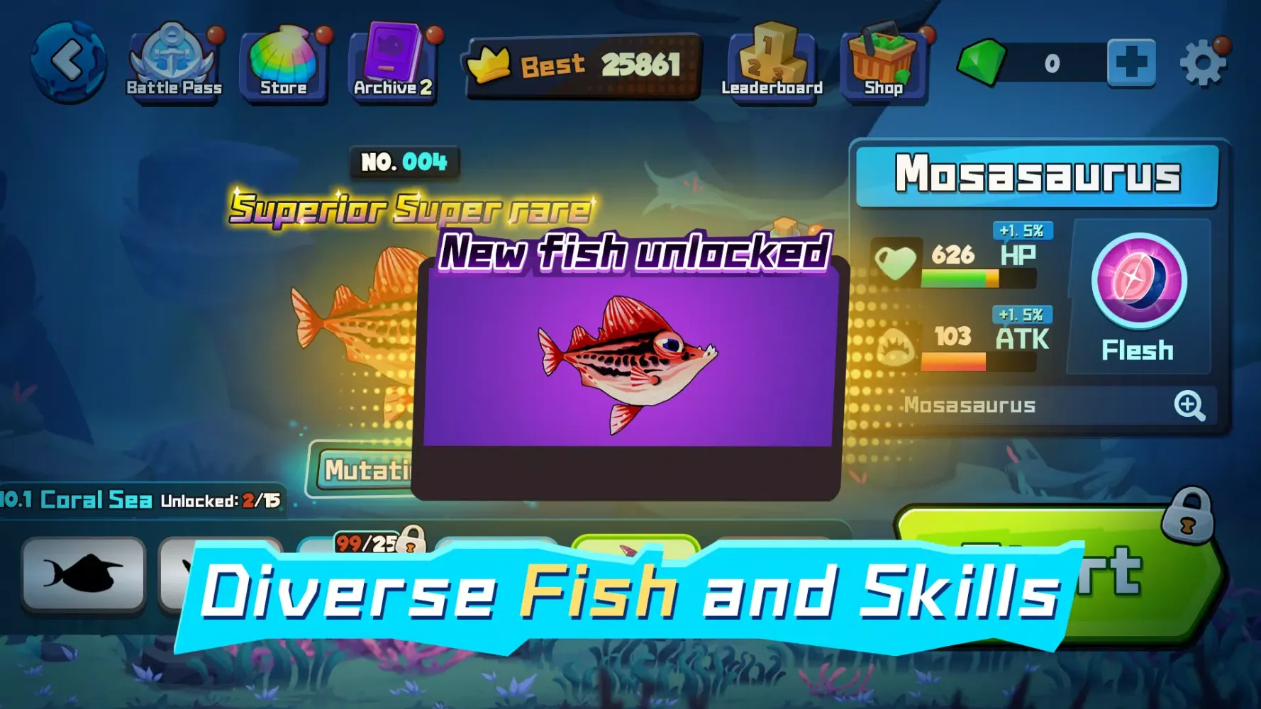 Fish Clash! - Eat or be eaten Screenshots