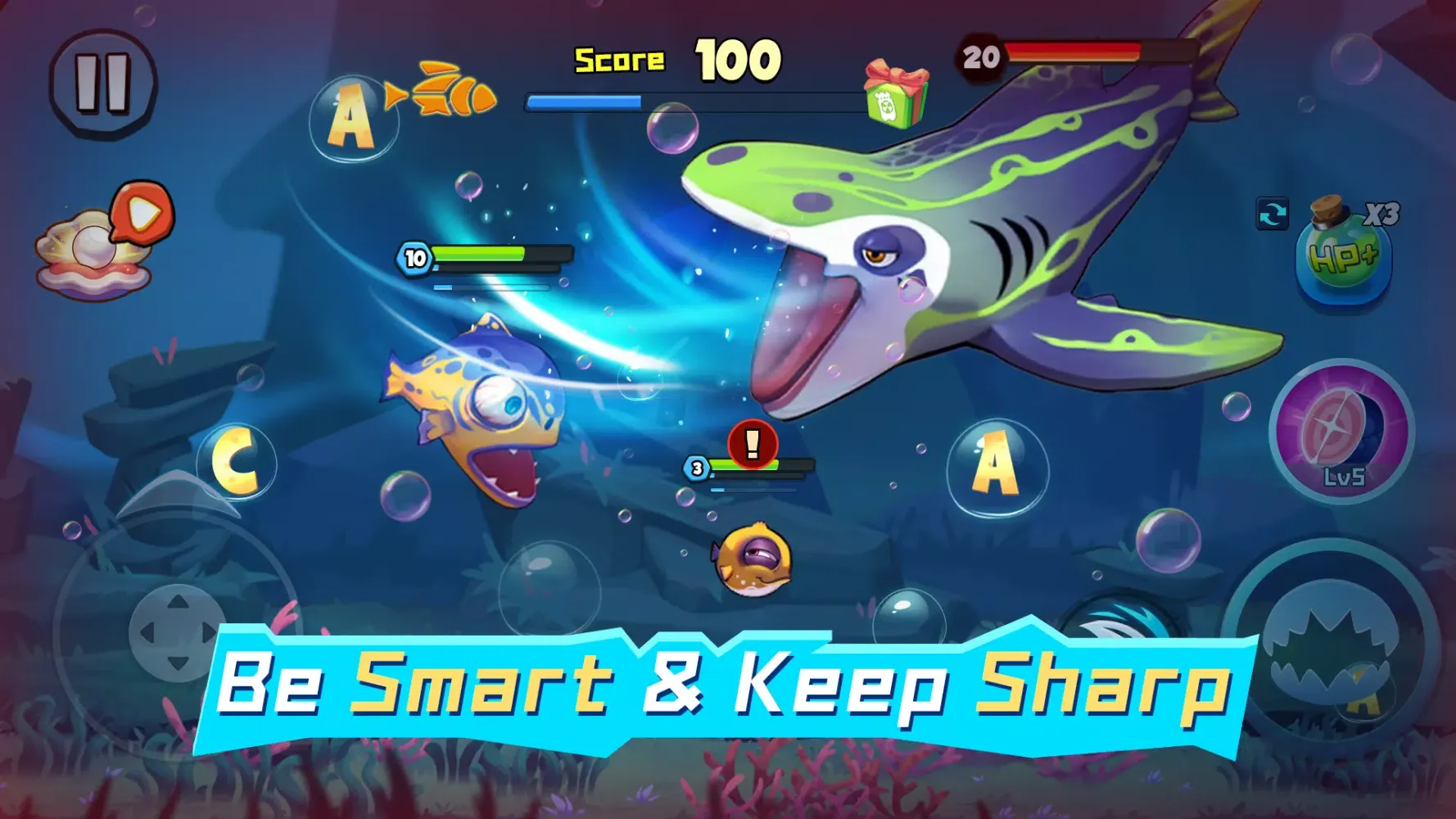 Fish Clash! - Eat or be eaten Screenshots