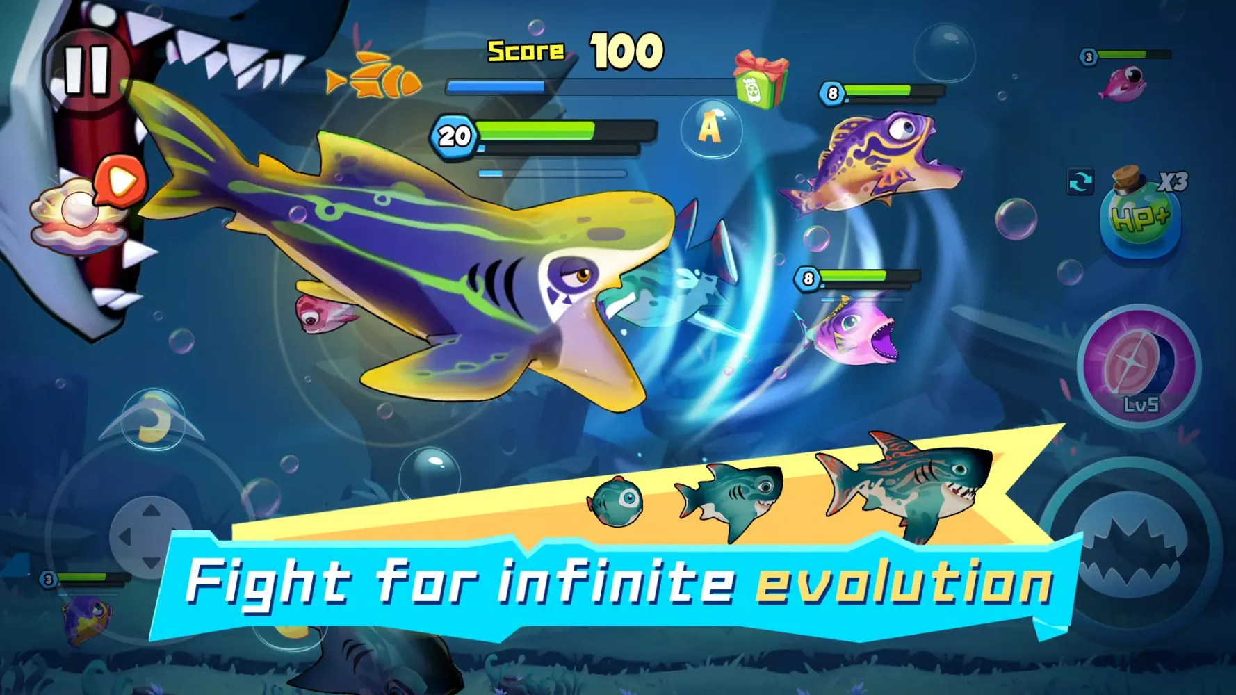 Fish Clash! - Eat or be eaten Screenshots