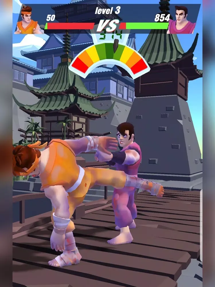 ภาพหน้าจอของ Kung Fu King - Action Game iPad 