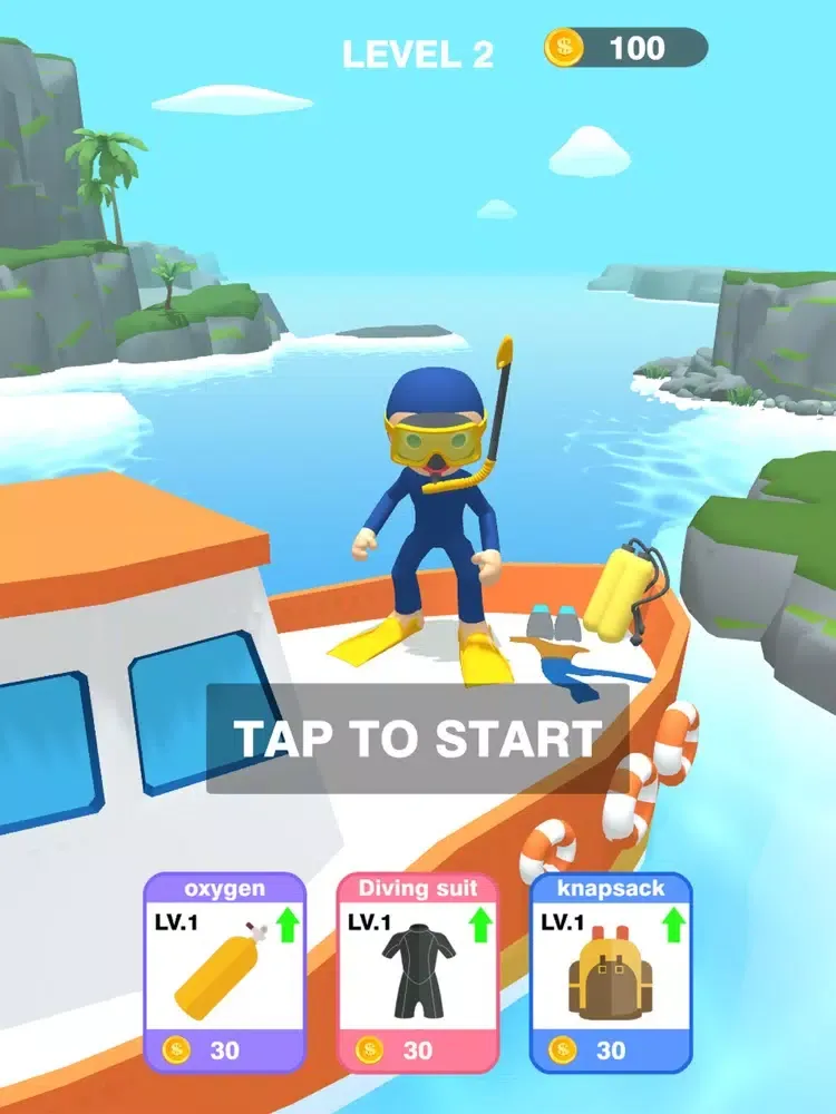 Tangkapan skrin Ocean Explorer-Treasure Hunter iPad 