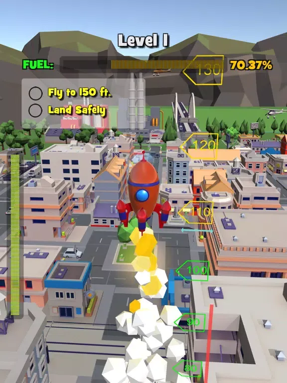 Capturas de tela do Rocket Land iPad 