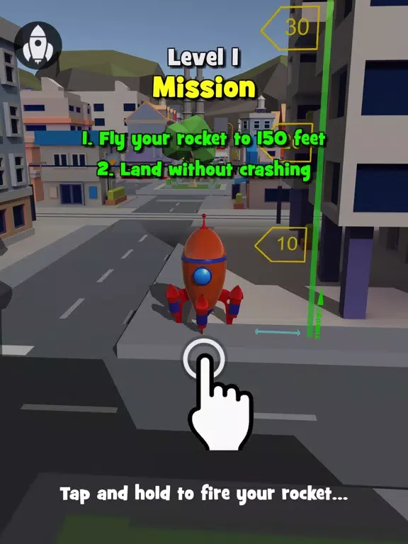 Capturas de tela do Rocket Land iPad 
