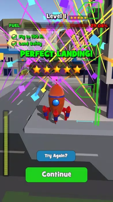 Capturas de tela do Rocket Land