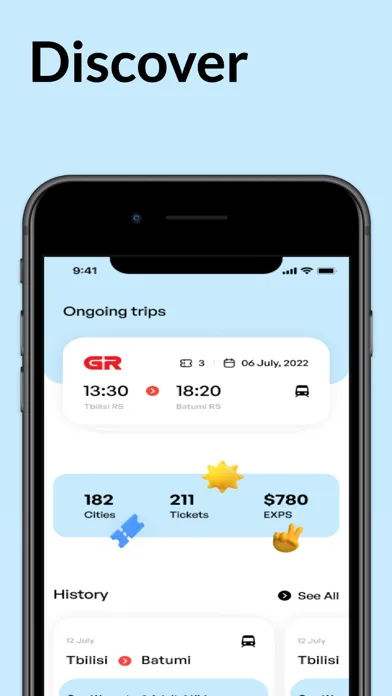 Sait: Georgian travel app Ekran Görüntüleri
