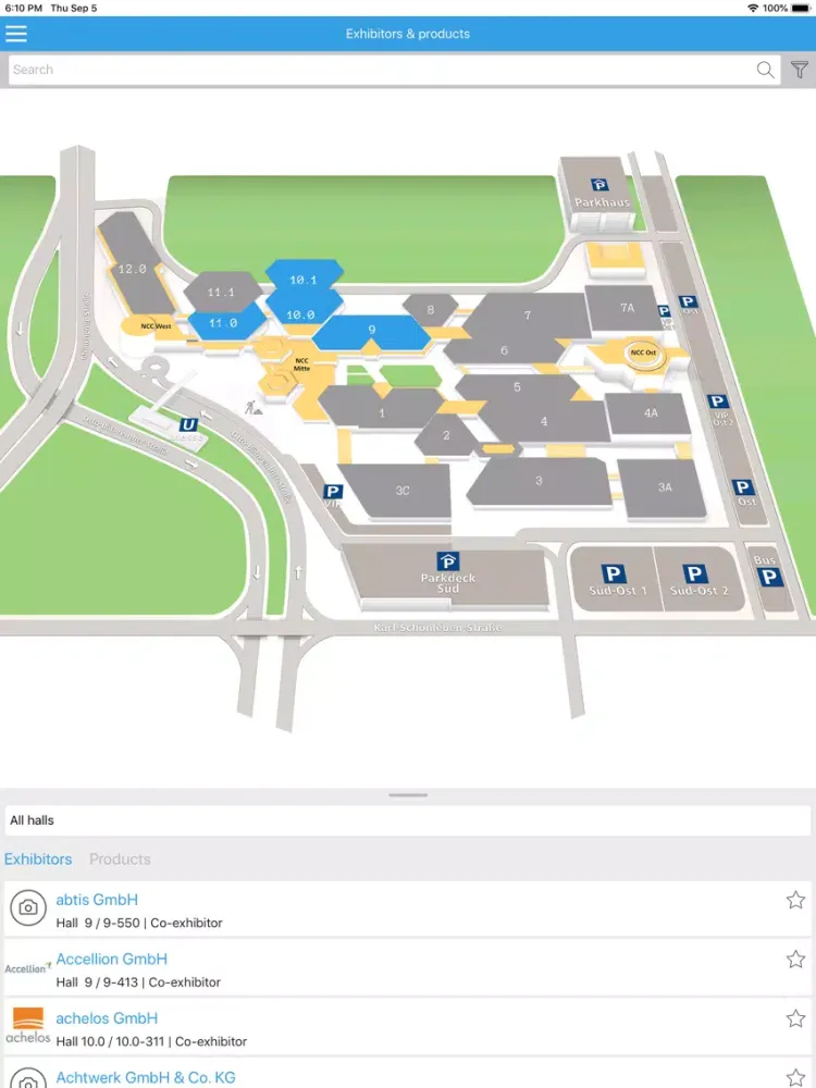 Screenshot di it-sa iPad