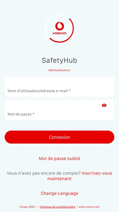 Captures d'écran de SafetyHub App