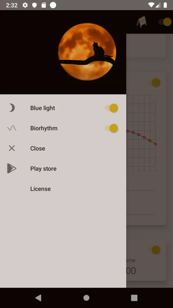 Screenshot di Blue Light Filter