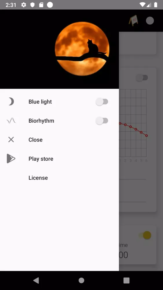 Screenshot di Blue Light Filter