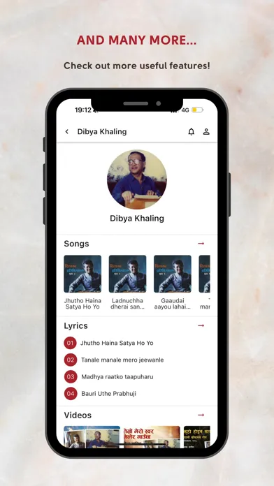 Ảnh chụp màn hình của Agape App - Nepali Bible/Hymns