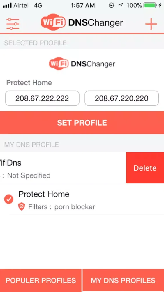 WiFi DNS Changer - VPN سکرین شاٹس