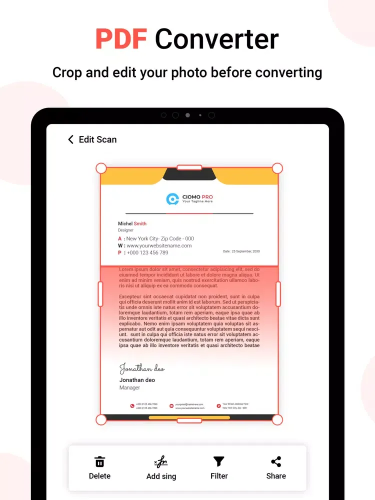 صور PDF Editor – Edit Everything! iPad 