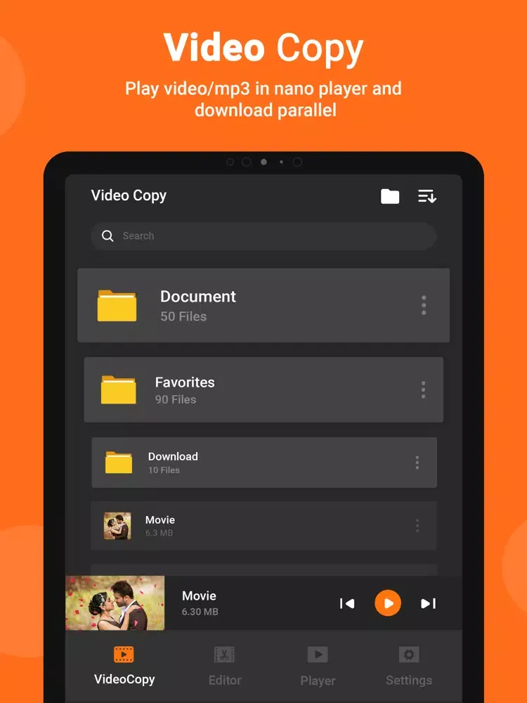 Video Manager - Video Copy iPad  स्क्रीनशॉट