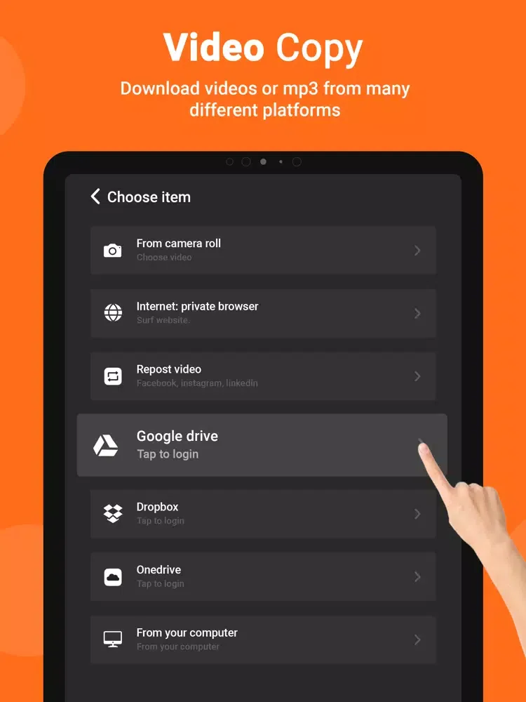 Video Manager - Video Copy iPad  स्क्रीनशॉट