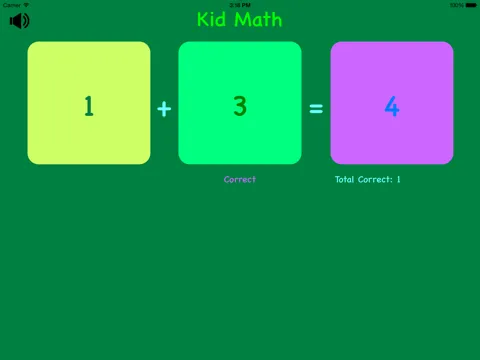 Ảnh chụp màn hình của NPC Kid Math iPad 