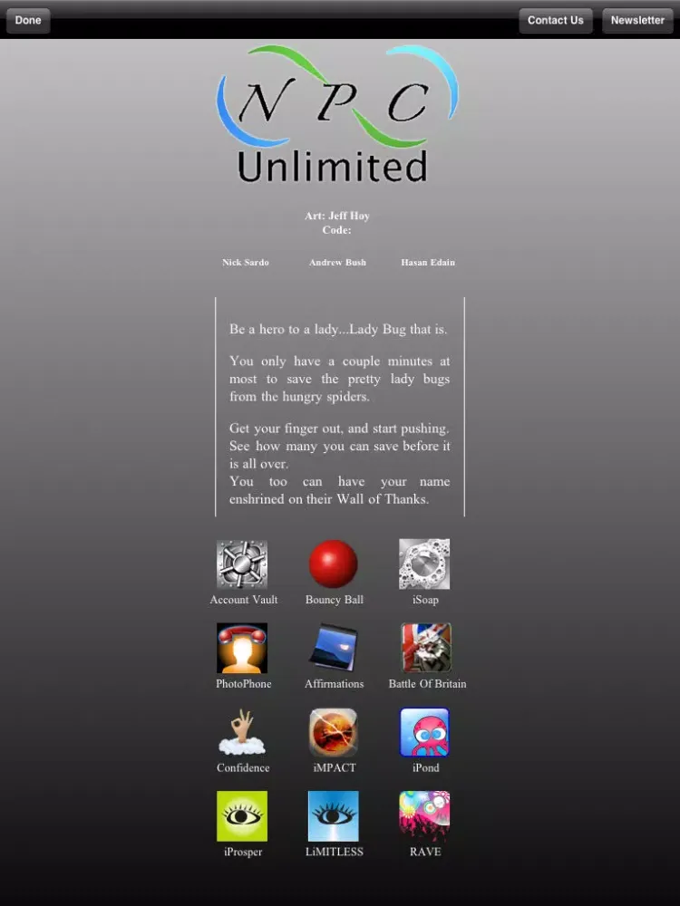 Lady Away Free iPad  Screenshots