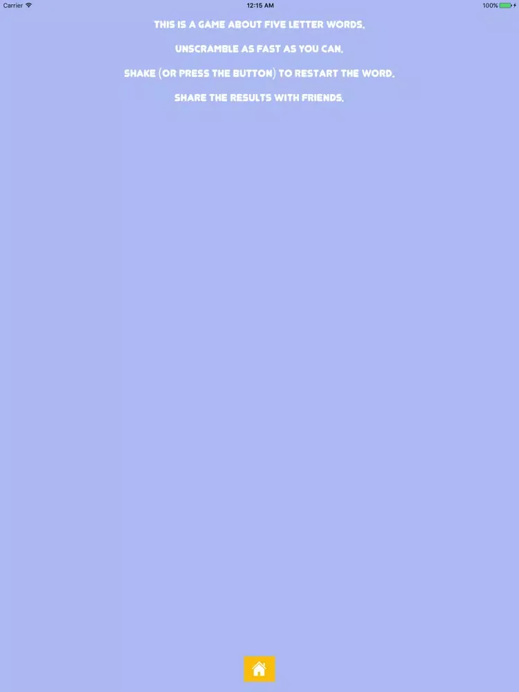 QuickFives iPad  스크린샷