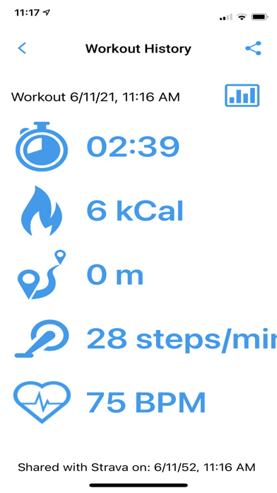 Capturas de tela do GymTrakr