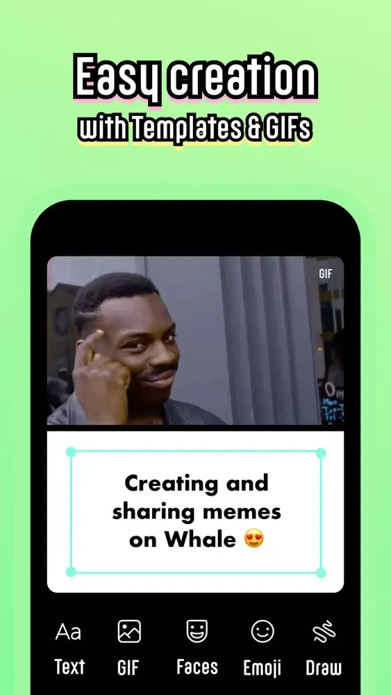 Zrzuty ekranu Whale: Best Meme Maker in 2020