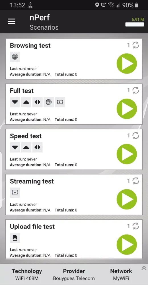 nPerf Fleet স্ক্রিনশট