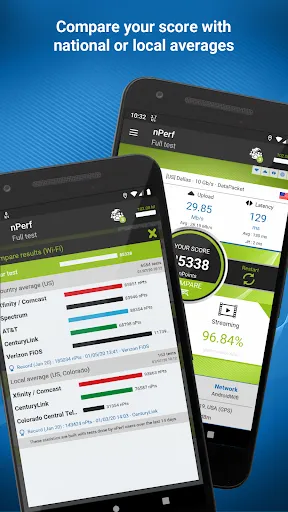 Speed test 4G 5G WiFi & maps Screenshots