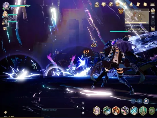 ภาพหน้าจอของ Gran Saga iPad 