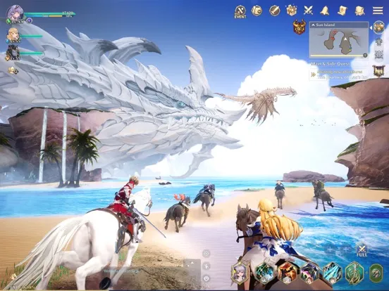 ภาพหน้าจอของ Gran Saga iPad 