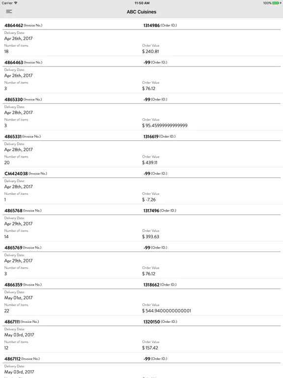 NPC EZ Order iPad 应用截图