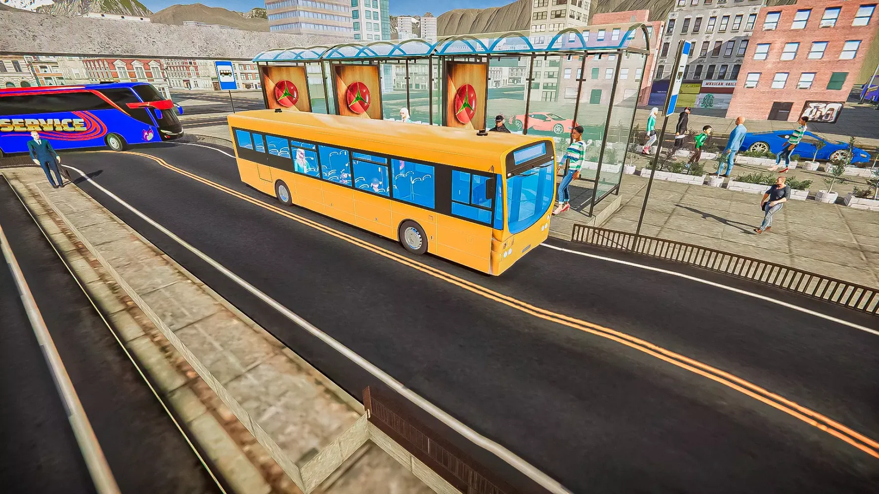 Modern Bus Simulator:Bus games Screenshots