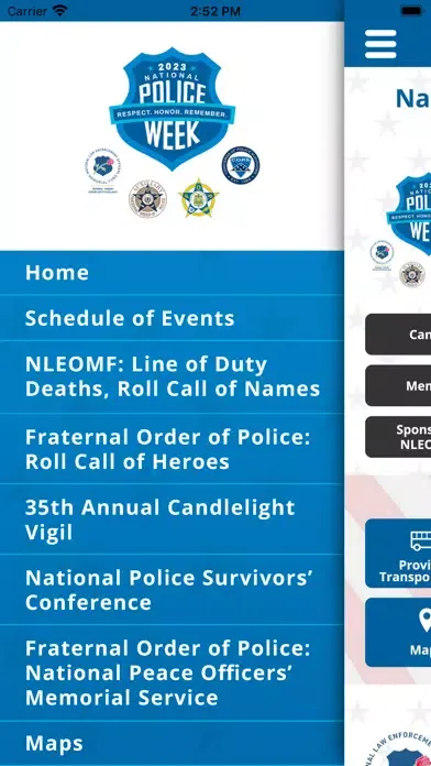 Tangkapan layar National Police Week 2023