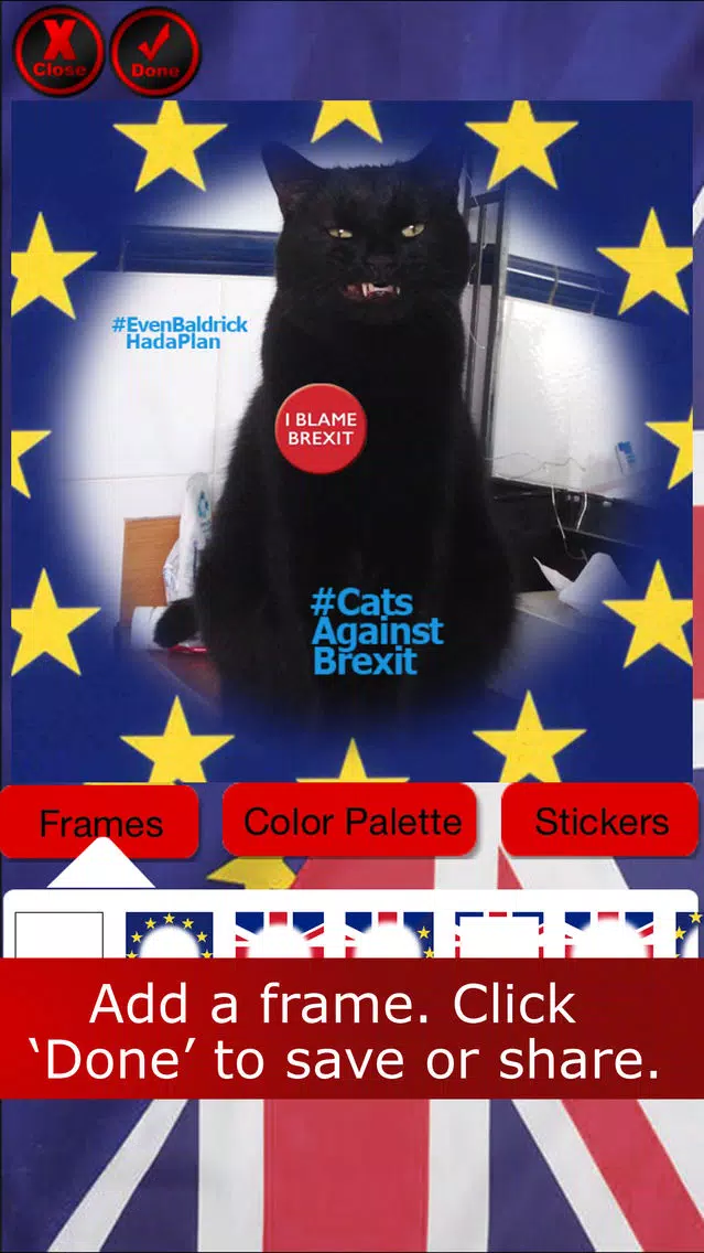 Captures d'écran de Brexit Stickers - Are EU In or Out?