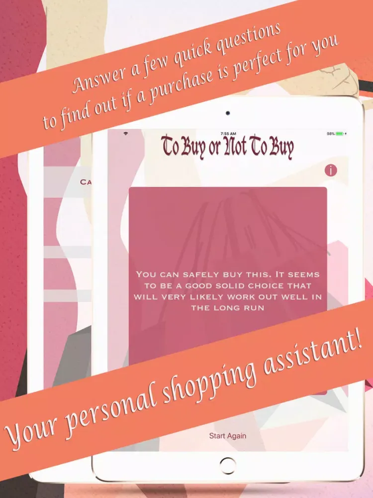 Capturas de pantalla de To Buy or Not To Buy iPad 