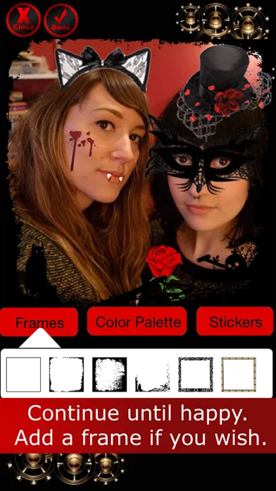 Zrzuty ekranu Goth Stickers