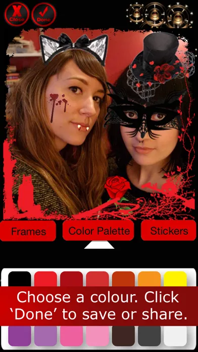 Zrzuty ekranu Goth Stickers