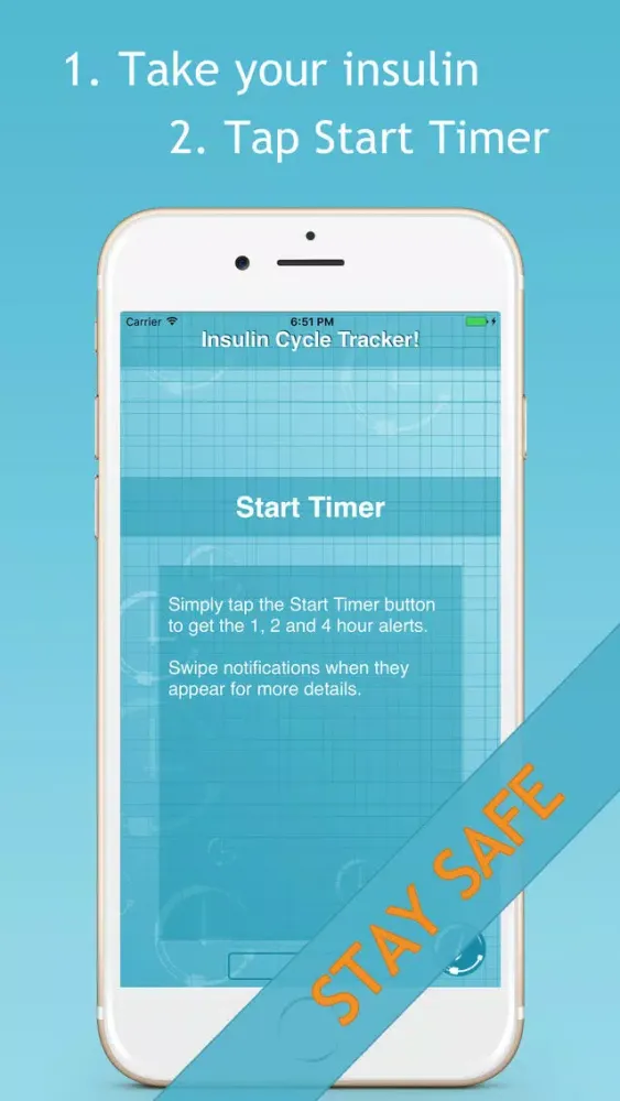 Tangkapan layar Insulin Cycle Tracker