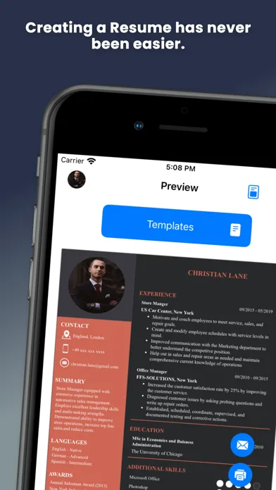 صور Simple CV: CV Maker App