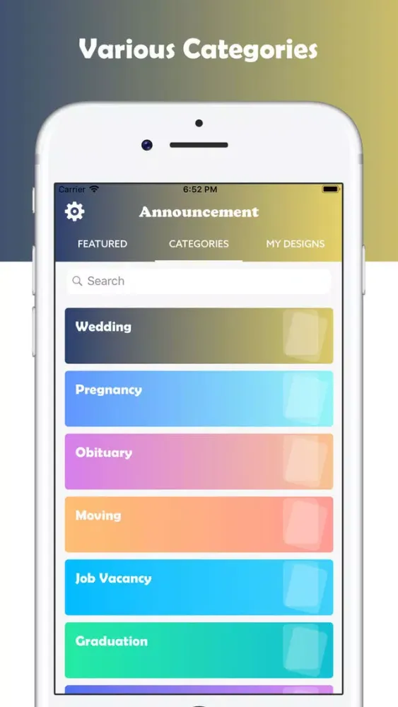 صور Announcements Card Maker