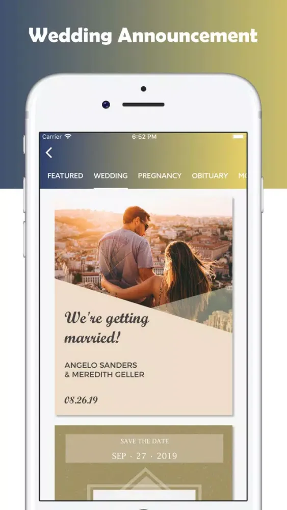 صور Announcements Card Maker