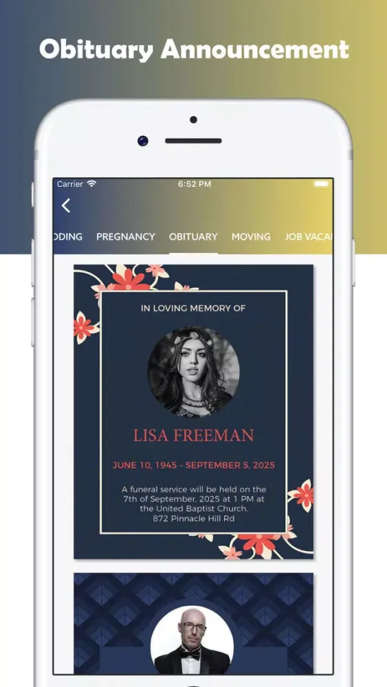 صور Announcements Card Maker