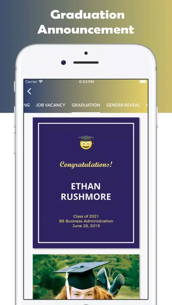 صور Announcements Card Maker