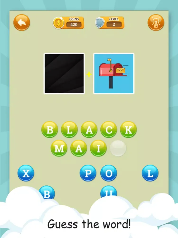 2 Pics 1 Word - Match Two Pics iPad  Screenshots