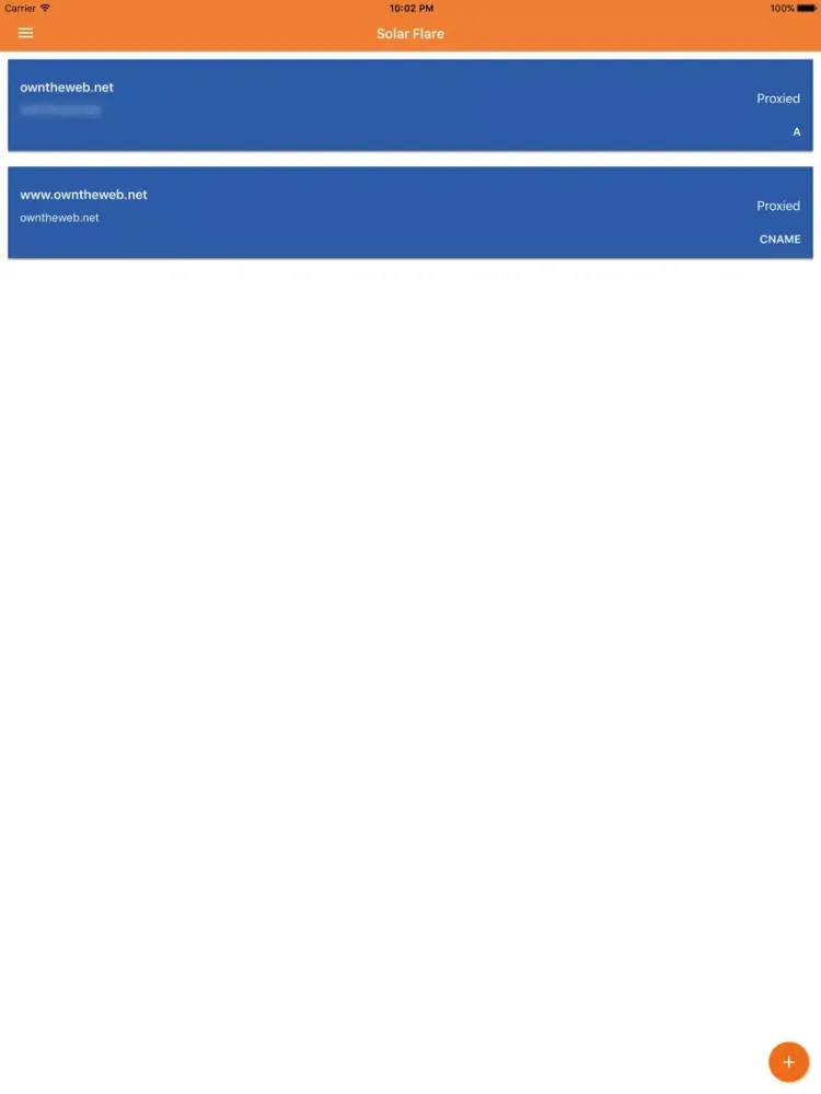 تصاویر Solar Flare for Cloudflare iPad 