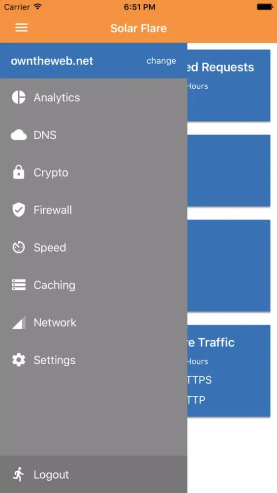 تصاویر Solar Flare for Cloudflare