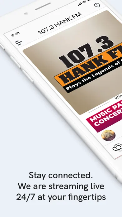 Скриншоты 107.3 Hank FM