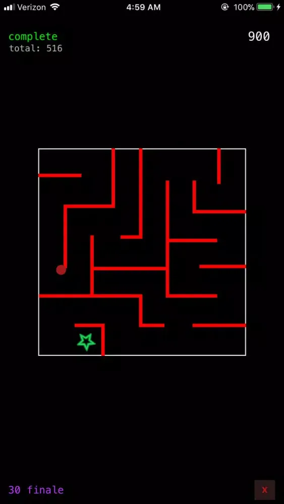 Ảnh chụp màn hình của Hypermaze X