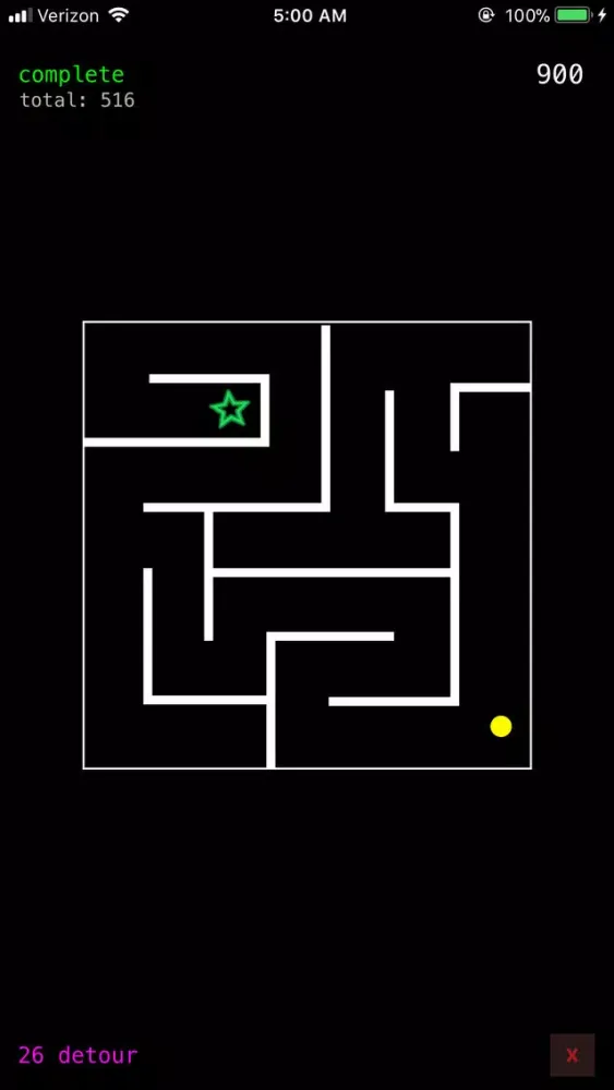 Ảnh chụp màn hình của Hypermaze X