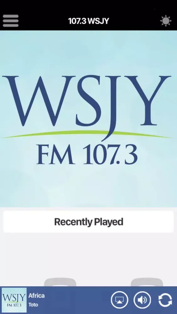 Captures d'écran de 107.3 WSJY