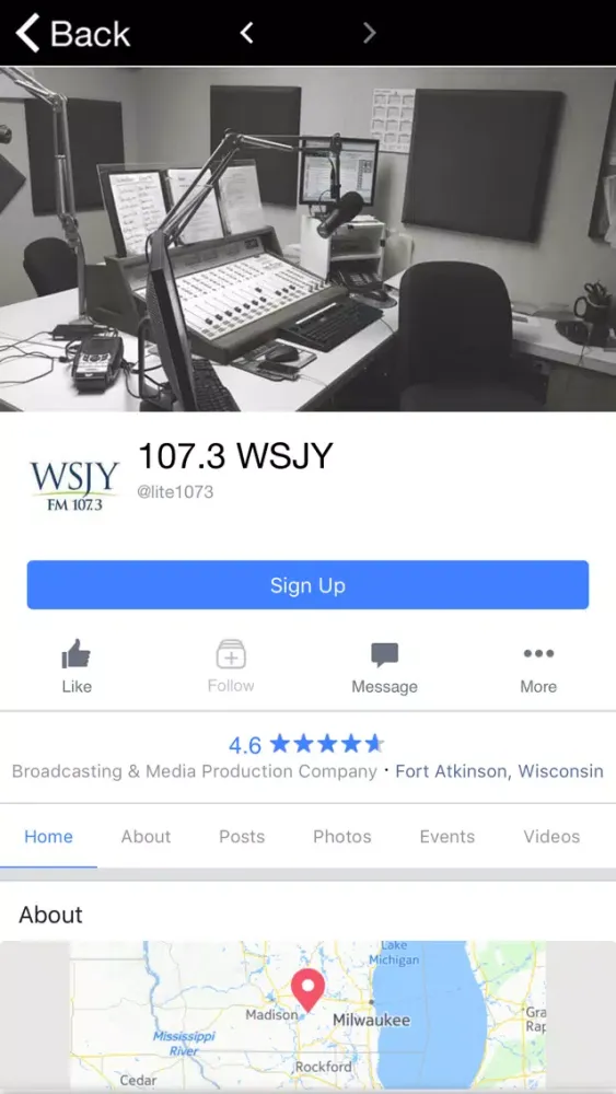 Captures d'écran de 107.3 WSJY